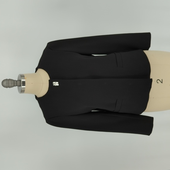 Zara Boxy Jacket Black XS mod retro Business casual classic preppy office fall - Picture 1 of 8